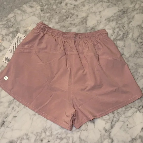 NWT LULULEMON ATHLETICA PACE RIVAL HIGH-RISE SHORT 3” PINK HAZE 4 - Picture 10 of 12